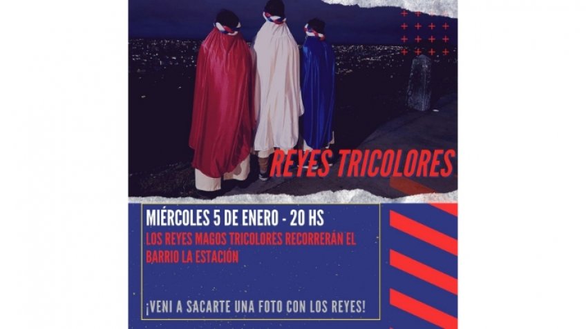 Este miércoles, Los Reyes Tricolores recorrerán el Barrio La Estación
